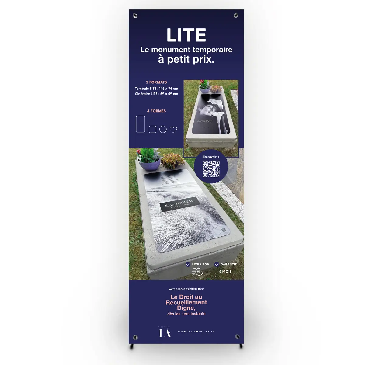 Présentoir de sol 160cm x 55cm